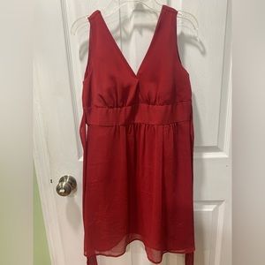 Women Red Colored Elegant Dress